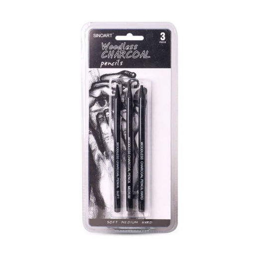 Picture of CHARCOAL PENCILS - 3 PACK